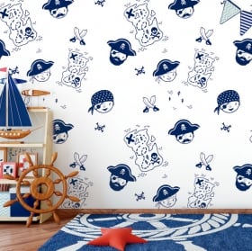 Murales per bambini o giovani sirena mondo marino