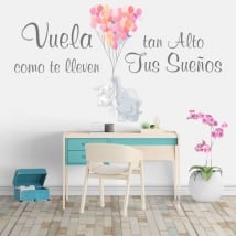 Vinili frasi di motivazione volare alto