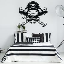 Vinile decorativo e adesivi teschio dei pirati