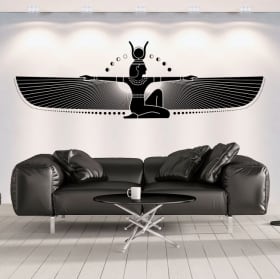 Vinile decorativo fiori farfalle e libellule