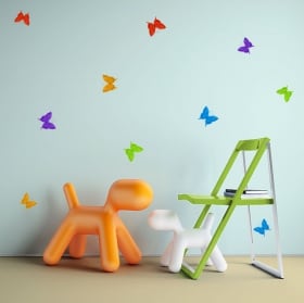 Vinile decorativo e adesivi farfalle origami