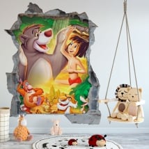 Vinili muri il libro della giungla buco 3d