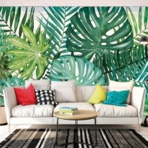 Gigantografie vinili muri natura tropicale