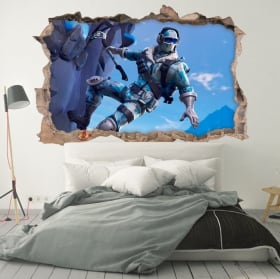 Vinile decorativo e adesivi fortnite 3d