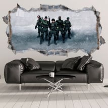 Vinile decorativo e adesivi counter strike 3d
