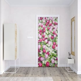Vinile per porte fiori di giacinto