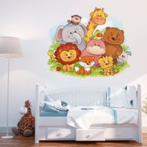 Vinile decorativo animali per bambino