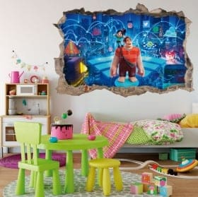 Vinile decorativo e adesivi per bambini sirenetta in mare 3d