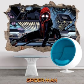 Adesivi murali 3d spider-man lontano da casa