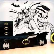 Adesivi di vinile decorativo batman e joker