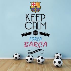Vinili squadra di calcio di barcellona scudo