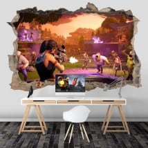 Vinile adesivo di fortnite 3d