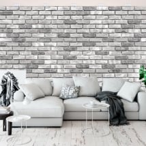 Murales con effetto mattoni