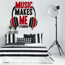 Adesivi e vinili decorativi frasi musicali