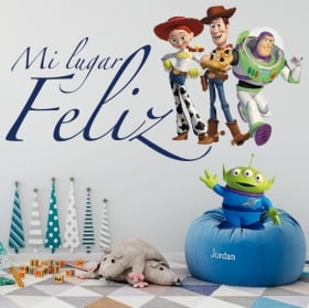 Vinile per bambini toy story frase buzz lightyear