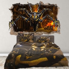 Adesivi decorativi 3d spiderman selfie