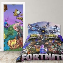 Vinile per porte videogioco fortnite