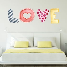 Vinile decorativo unicorno con frase in inglese