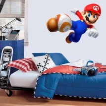 Vinile e adesivi calcio mario bros giochi olimpici