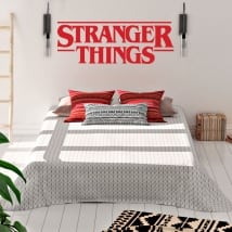 Vinile e adesivi logo serie tv stranger things