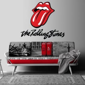 Adesivi e vinile decorativo the rolling stones