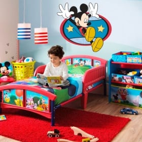 Vinile per bambini topolino e plutone disney