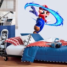 Vinile decorativo videogioco mario bros