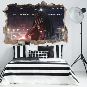 Vinile decorativo e adesivi 3d star wars darth vader
