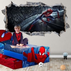 Vinile decorativo 3d batman gotham city impostors