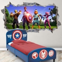 Vinili videogioco fortnite avengers 3d
