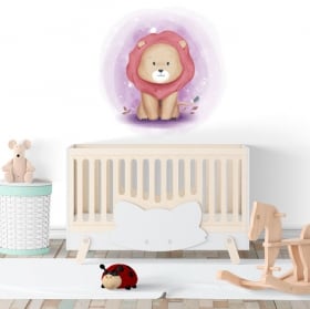 Vinile per bambini o neonati giraffa ed elefante