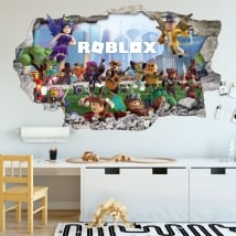 Vinili 3d videogioco roblox