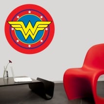 Vinile decorativo scudo donna meraviglia