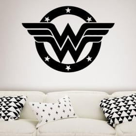 Vinile decorativo e adesivi silhouette wonder woman