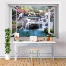 Vinili finestre 3d cascate in tailandia