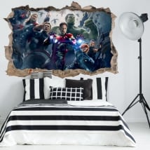 Vinile decorativo e adesivi 3d i vendicatori