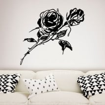 Vinile decorativo e adesivi con rose