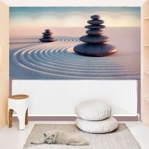 Murales in vinile pietre zen