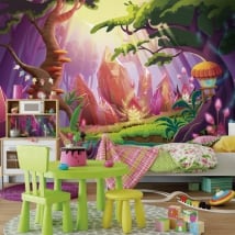 Murales per bambini foresta magica