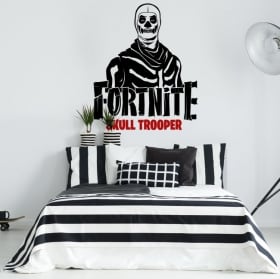 Vinile e adesivi fortnite skull trooper