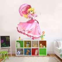 Vinile e adesivi mario bros pesca principessa