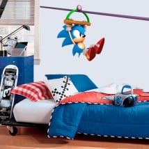 Vinile e adesivi videogioco sonic mania zipper