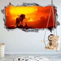 Vinili e adesivi 3d il re leone