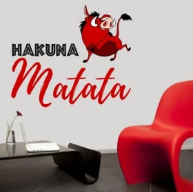 Vinile e adesivi frase hakuna matata