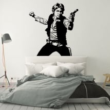Vinile adesivo e adesivi guerre stellari han solo