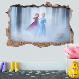 Adesivi in vinile 3d disney frozen 2