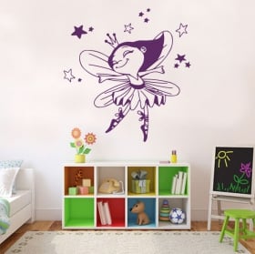 Adesivi e vinile ballerina di fata