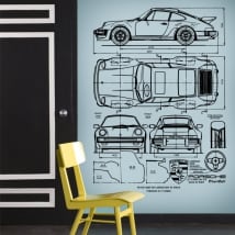 Adesivi e vinile modelli di porsche petro