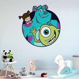 Vinile e adesivi disney monsters university