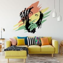 Vinile decorativo e adesivi bob marley